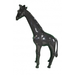Żyrafa czarna - wysoki połysk H130x93x32cm RAL9005